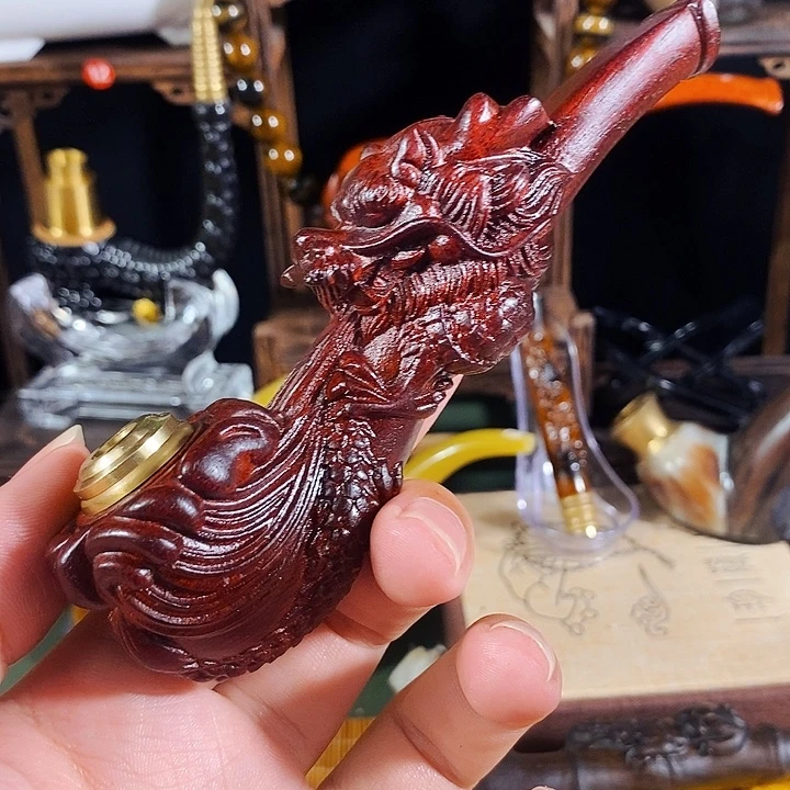 高端定制金丝楠烟嘴