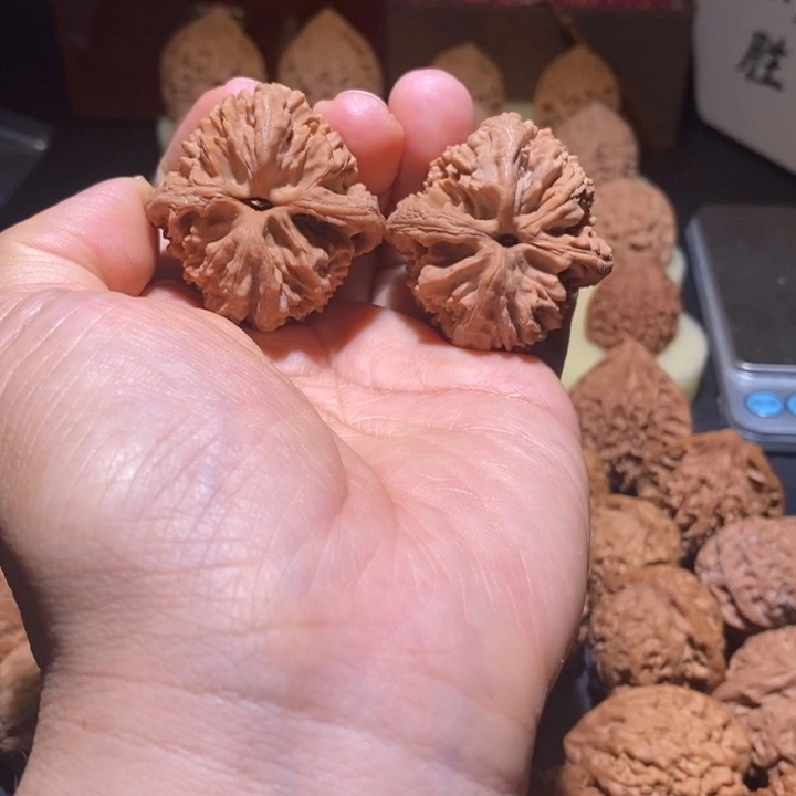 冒***粪文玩核桃吊坠大沽石