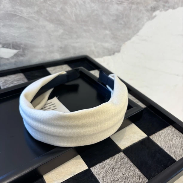 米白色发箍FG081