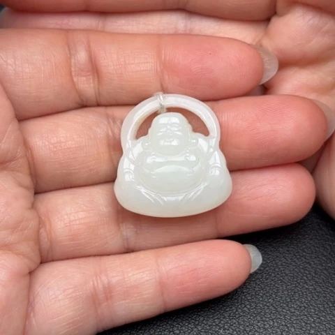 和田玉挂件未镶嵌清**迹