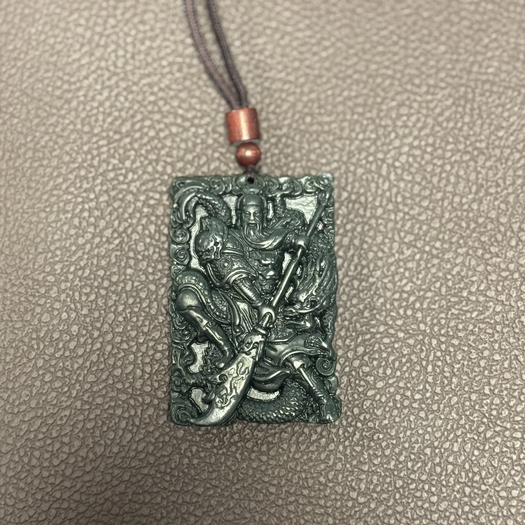 【抖音官方质检发货正品保真】天然和田玉武财神/送原石1斤多样性发