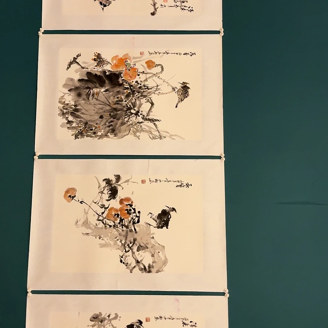国画溥老师作品画作