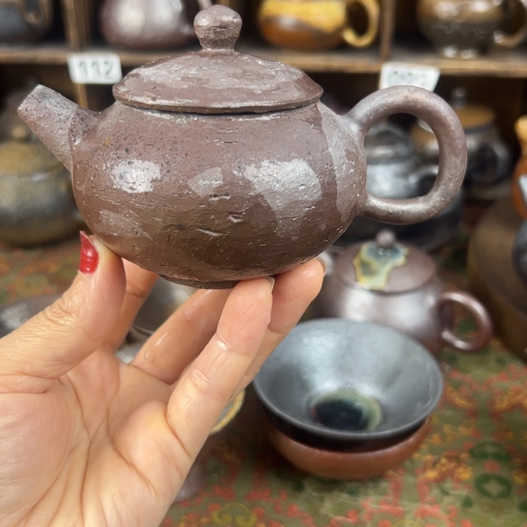 主人杯柴烧茶器主人壶