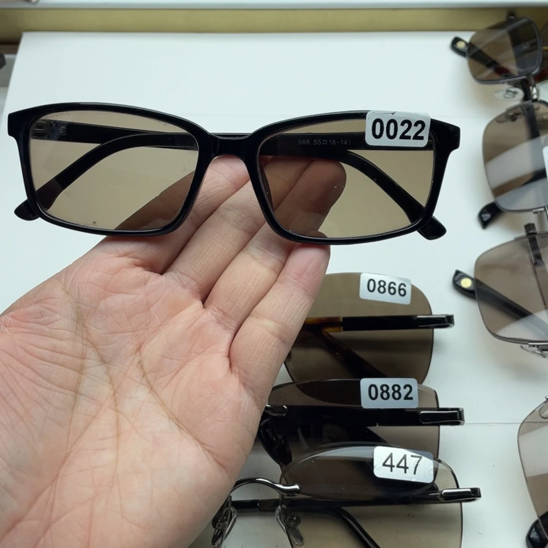 茶水晶全框眼镜 0022