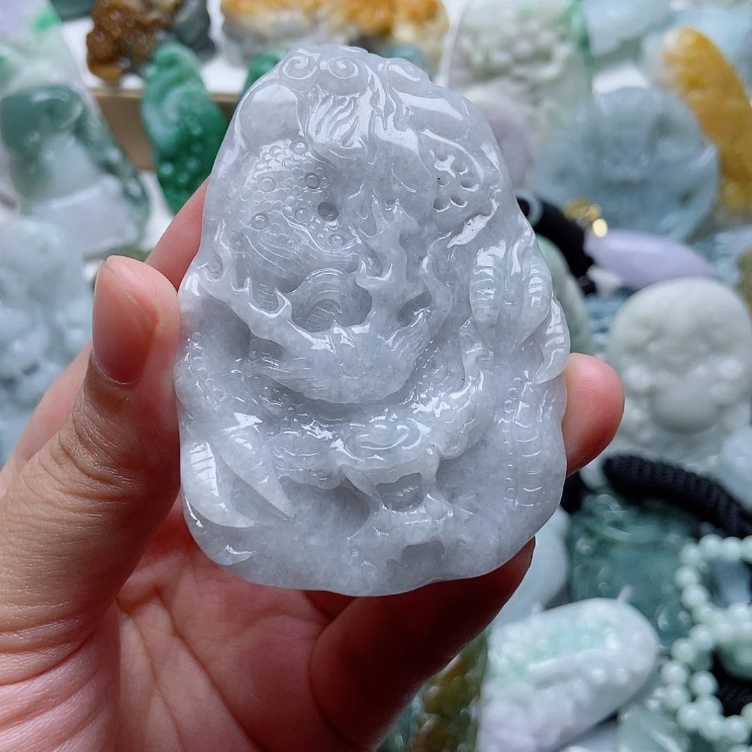 翡翠未镶嵌吊坠(不含链)1