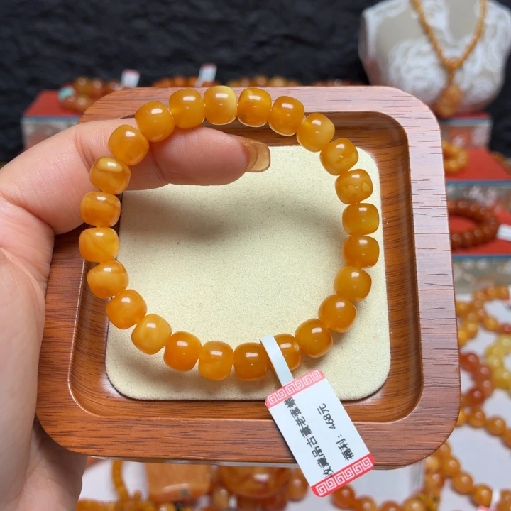 蜜蜡未镶嵌手链手串