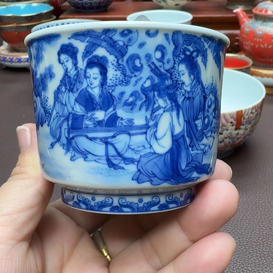 瓷片景德镇仿古手工制作精品展示