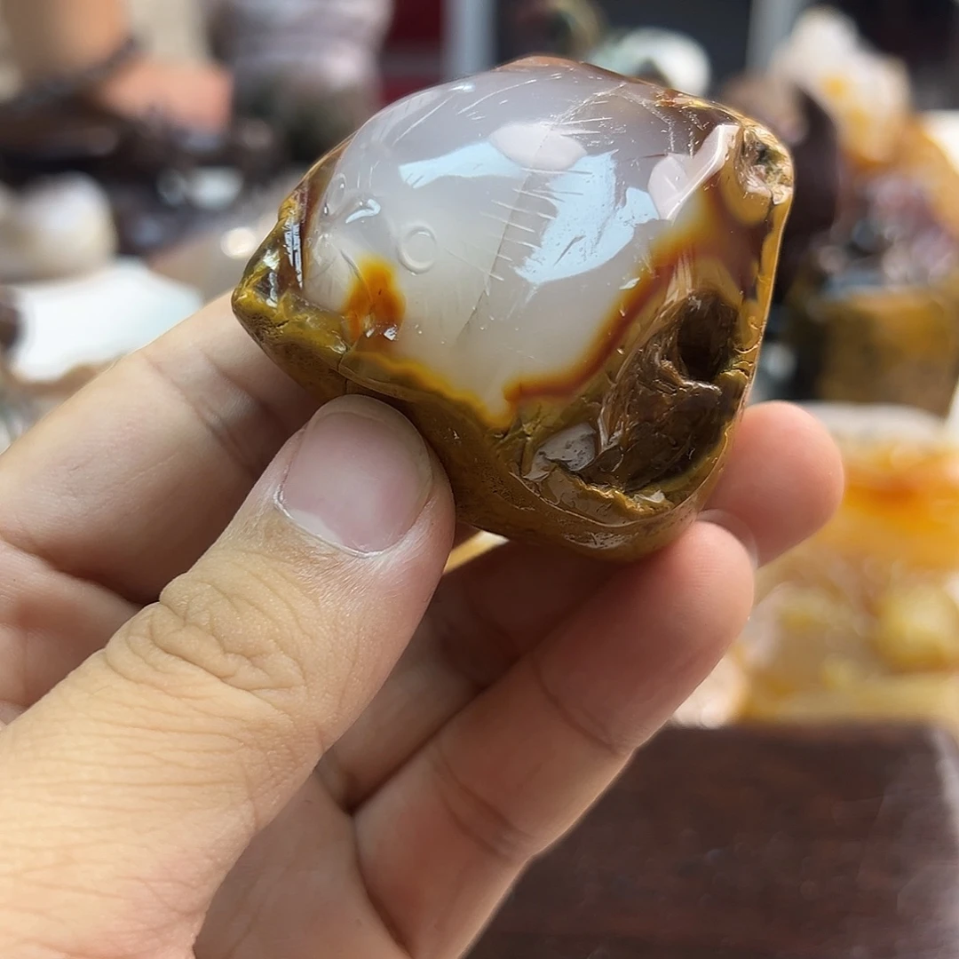 玛瑙/玉髓未镶嵌颈饰
