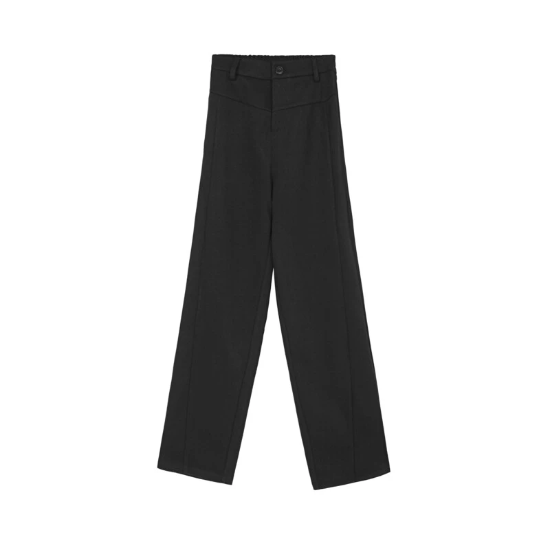 S·DEER圣迪奥女装气质显瘦纽扣时尚百搭简约女士裤子S234Z0811