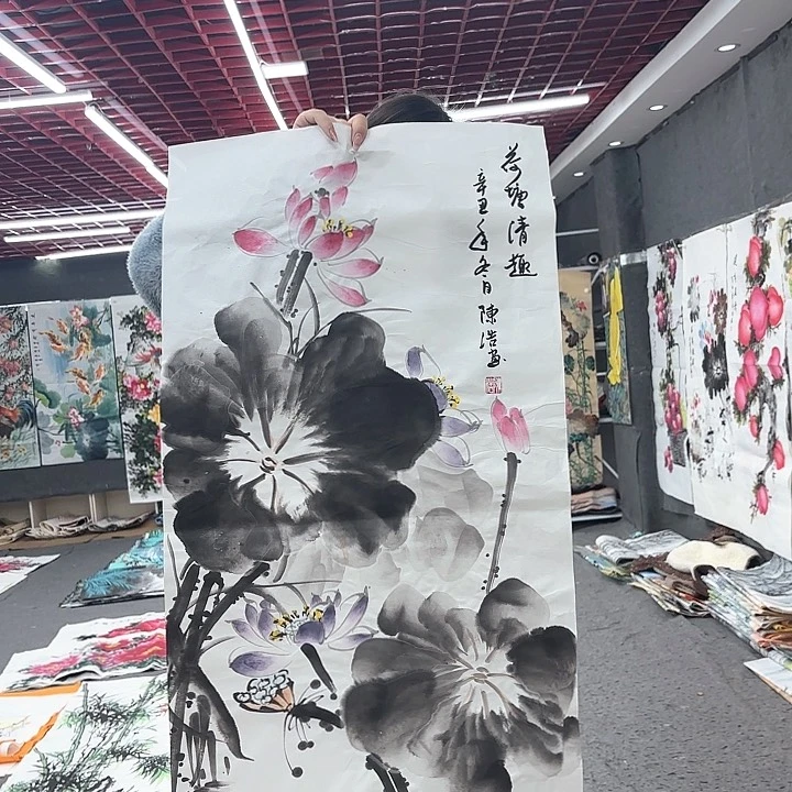 国画无毛和被绒毛或被绒毛