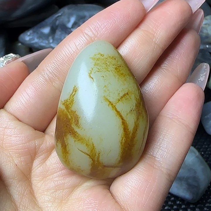 无***生和田玉（糖玉）未镶嵌挂件