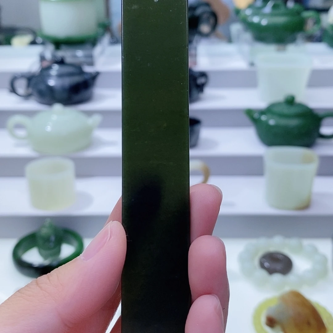 和田玉未镶嵌挂件书签