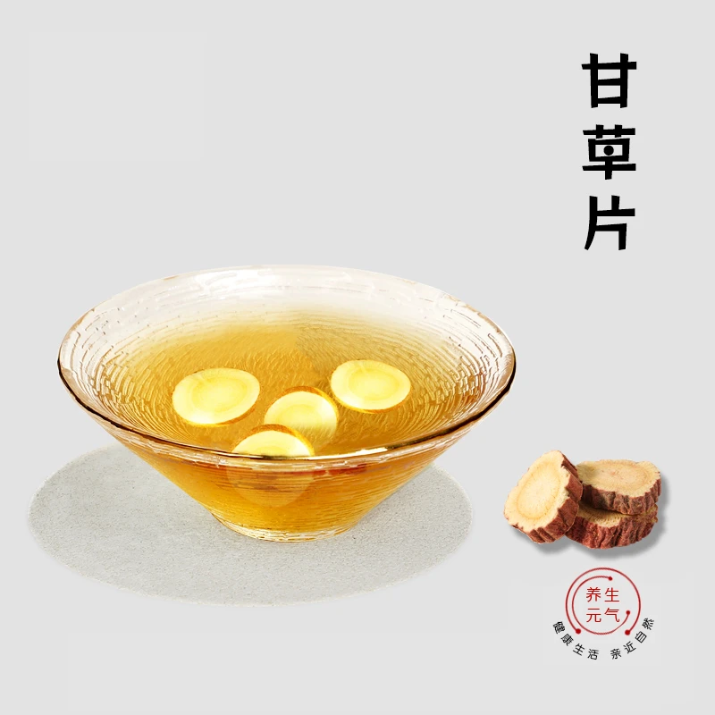 养生元气甘草片泡水喝正品大片无添加甘草甘肃中药材泡水养生花茶