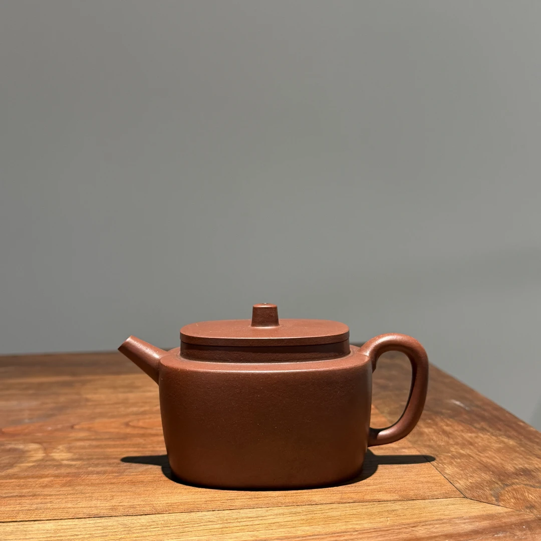 大彬云柱紫砂壶紫泥140cc