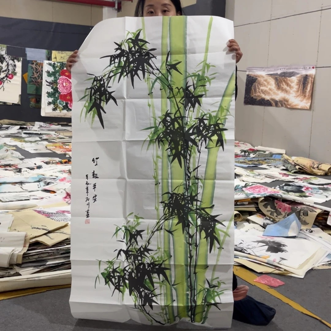 国画书法艺术作品多次绘画作品