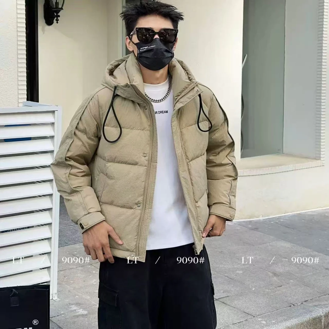 冬季新款潮流男士抗寒加厚保暖休闲外套-9090