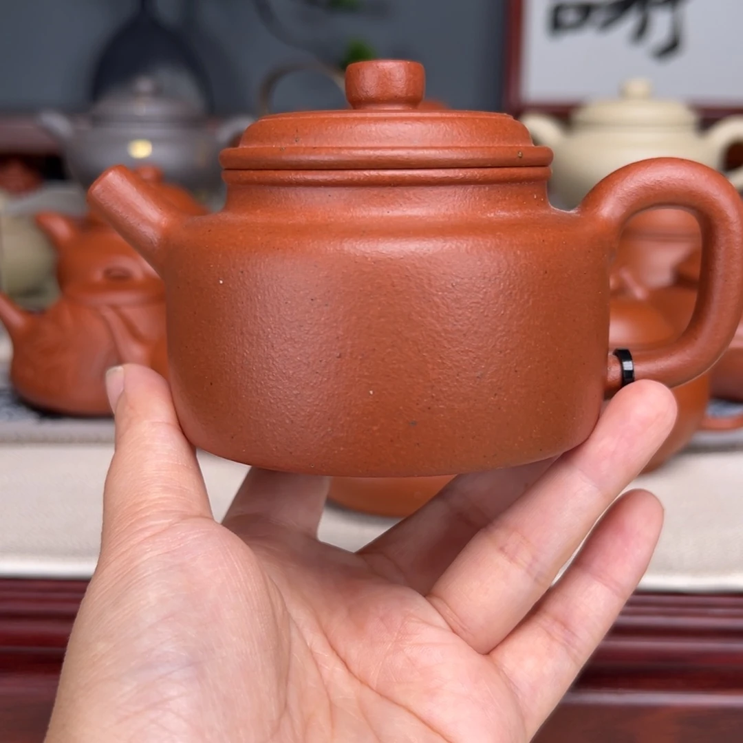 紫砂茶壶宝山红泥240