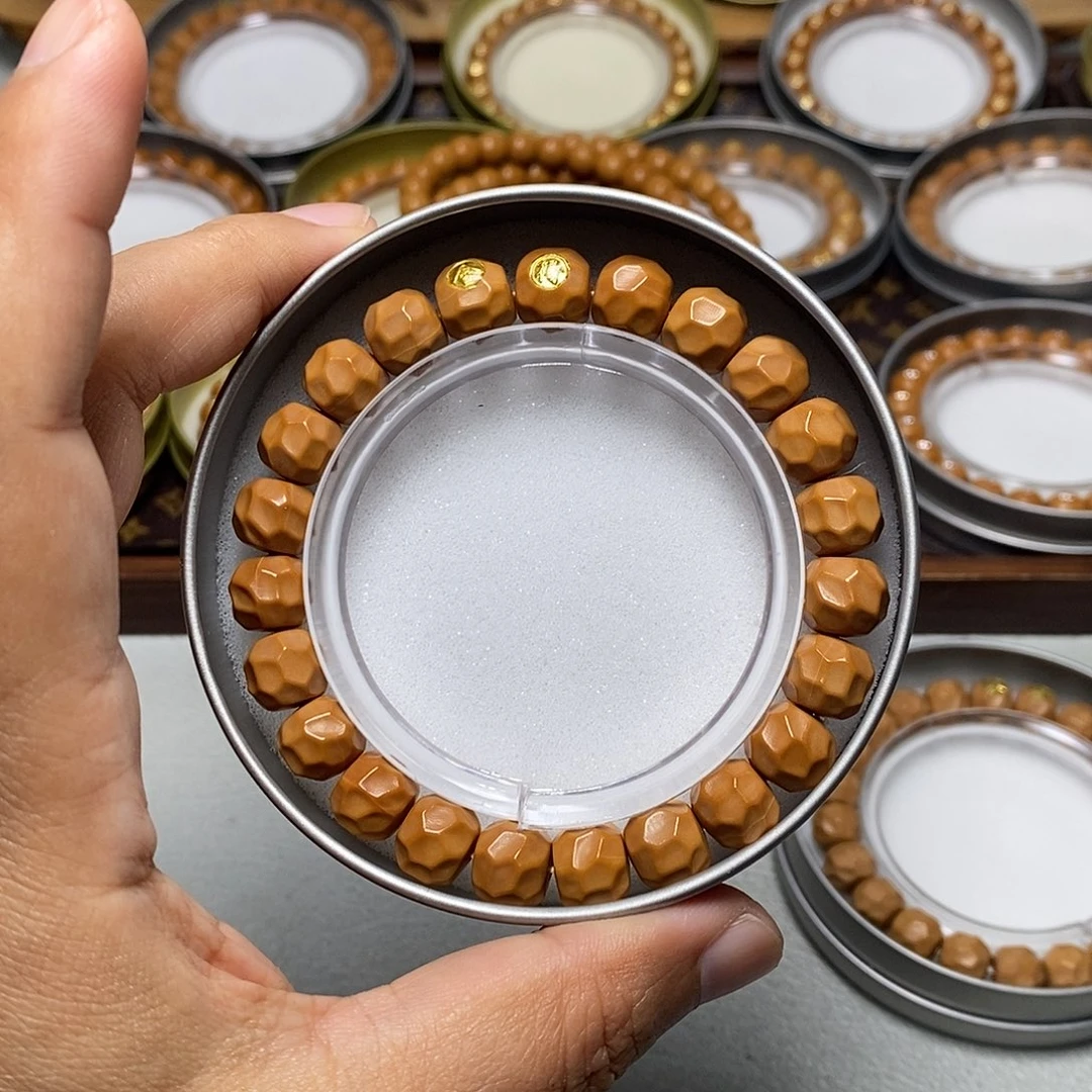 猴头核桃手串69号18k双标黑金无相10+左右