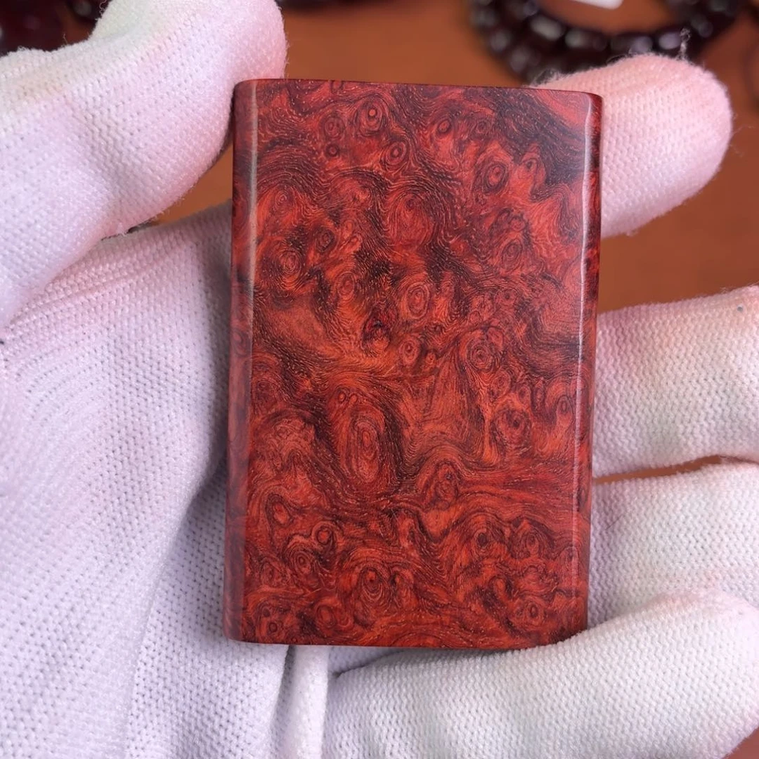 何***何手串/手链小叶紫檀无胶无蜡爆瘤疤牌