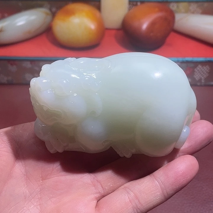 和田玉未镶嵌摆件