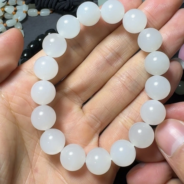 和田玉未镶嵌手链卡12