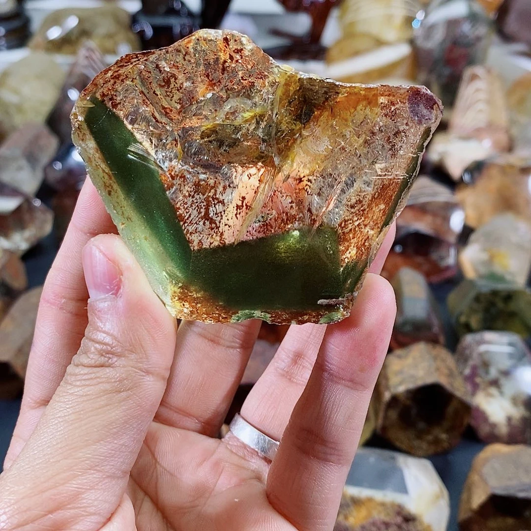 【闪购商品】水晶车挂未镶嵌宣****?天然水晶原石