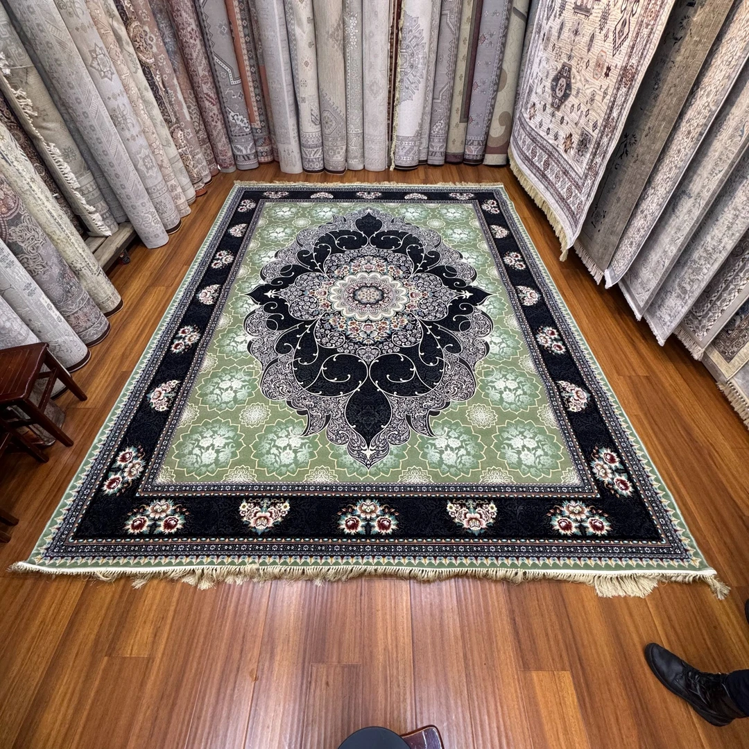 【塔克力玛坎地毯复古地垫民族风卧室商行】高档床边毯混纺地毯家用