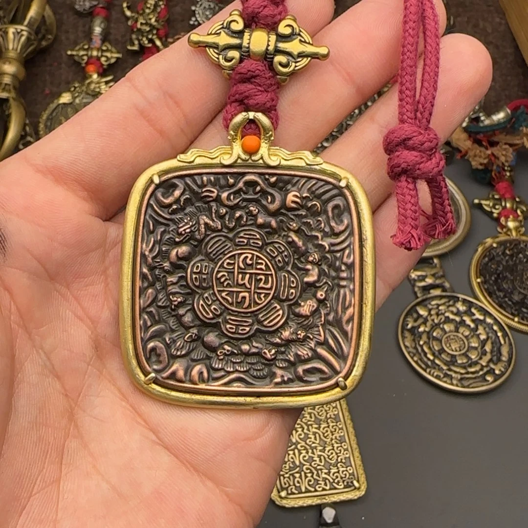 天***荐老铜九宫牌喜欢的来