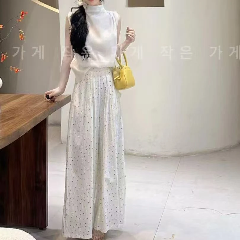 2025春季新款时尚显瘦气质女士网红洋气两件套百搭款D7152