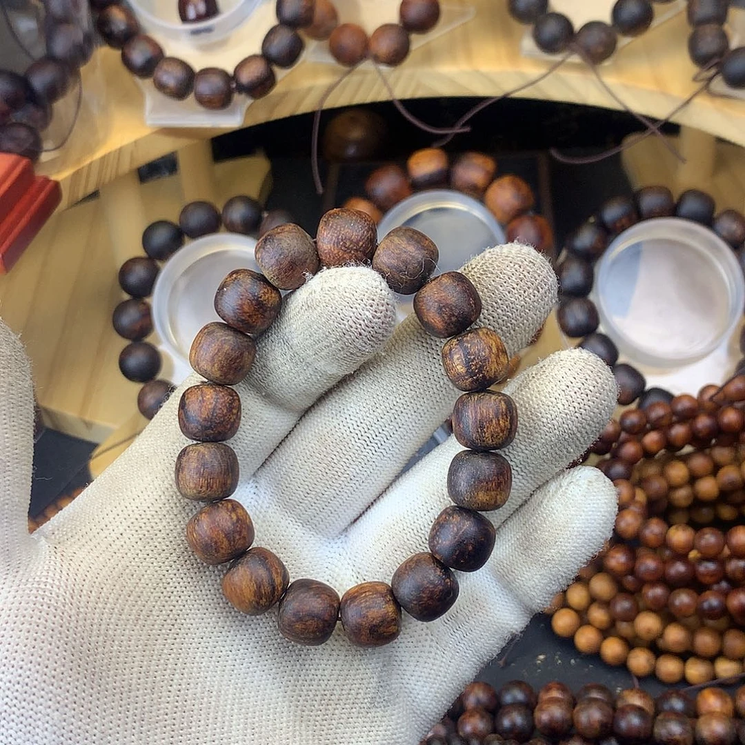 手串/手链贡木1112红黑麻丝粗抛特惠