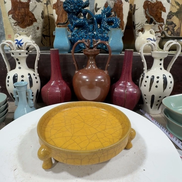 茶盏手工制作陶瓷摆件