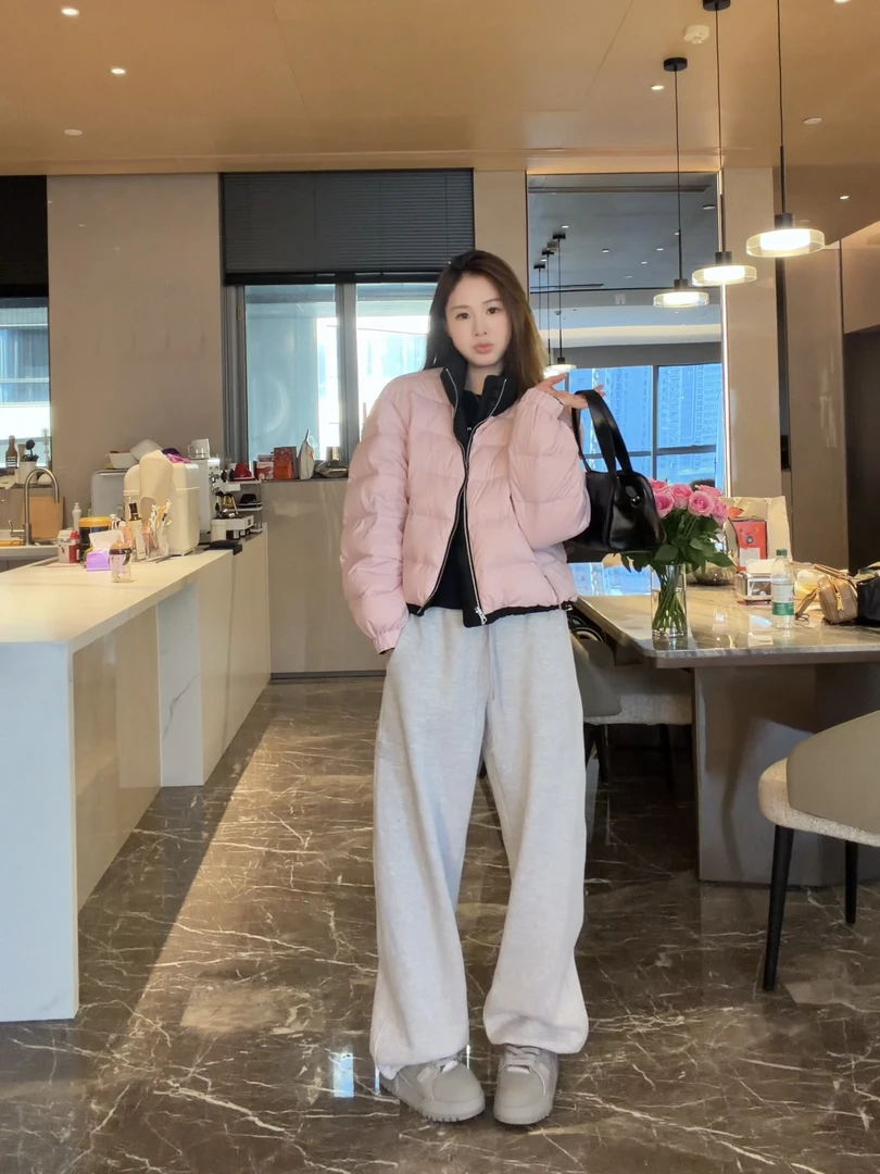 4 YYL 两面穿黑粉羽绒服  XY11304  2025冬款上新winter