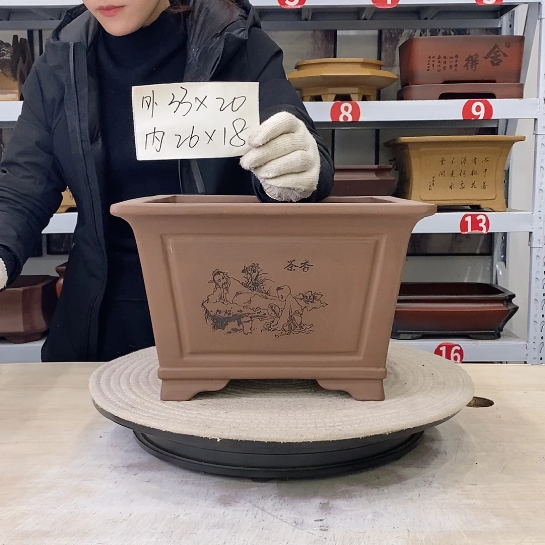 紫砂花盆紫砂花盆