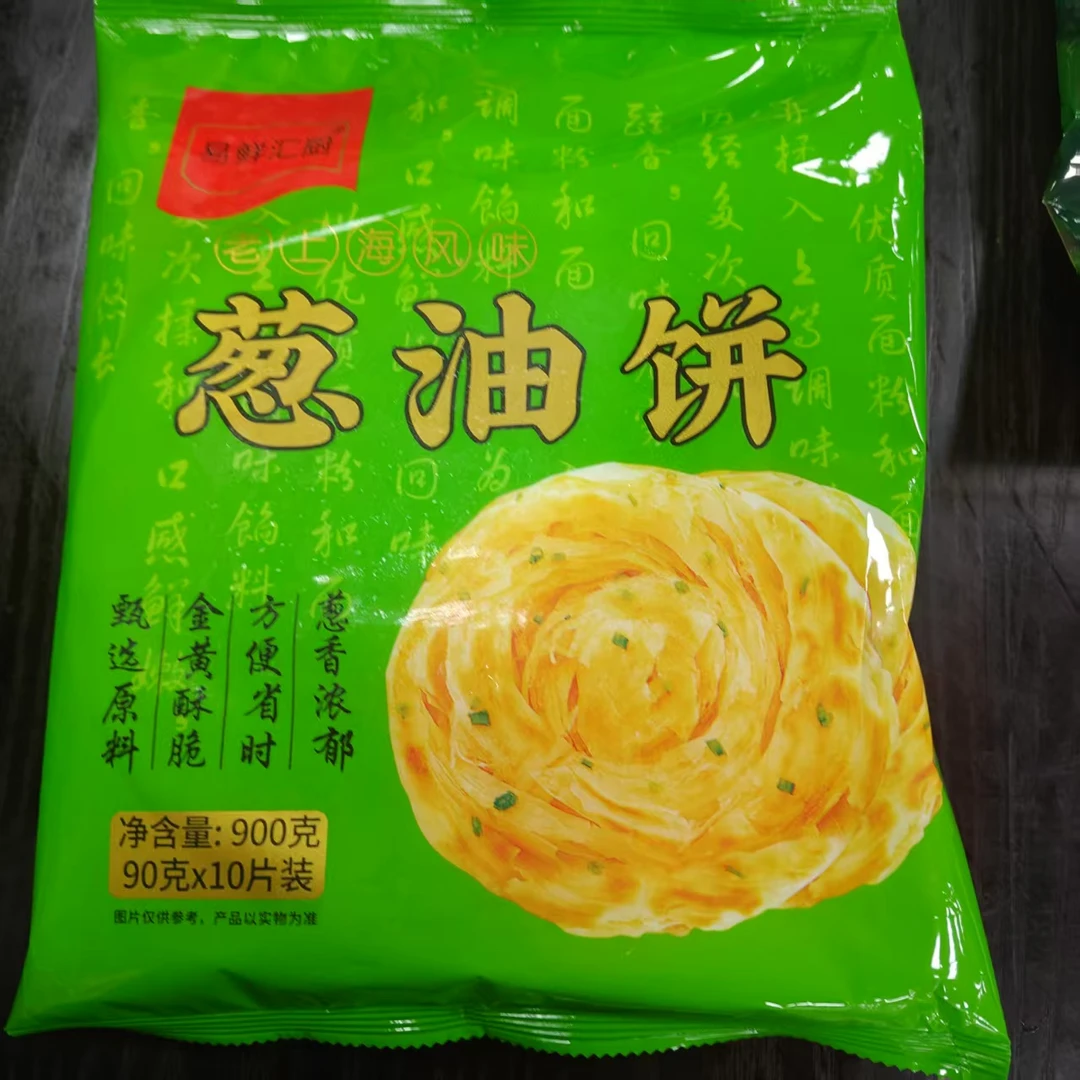 三宝爸甄选葱油饼手抓饼(900克一袋 共4袋)