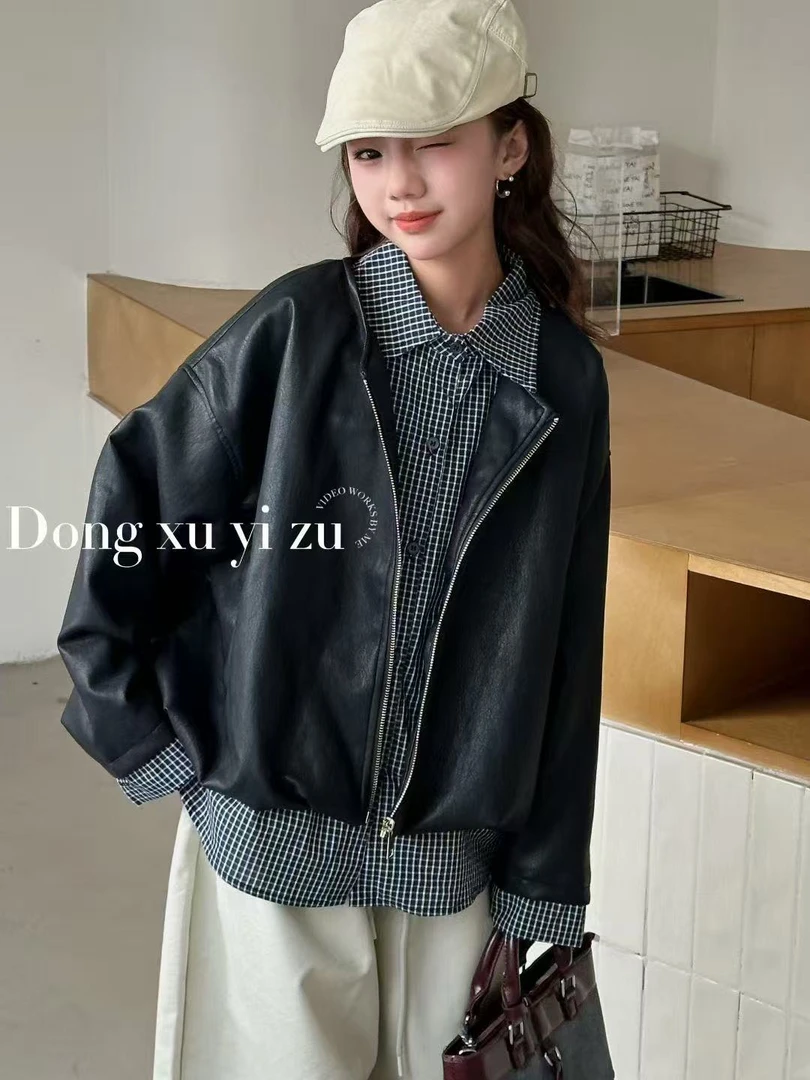 2025  冬款 加绒  女大童  套装