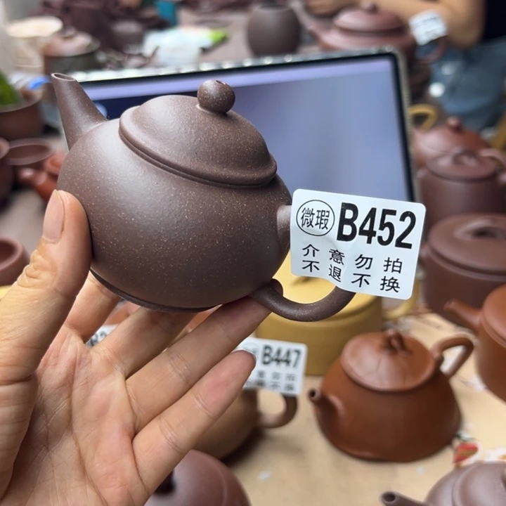 紫砂茶壶紫泥瑕疵150