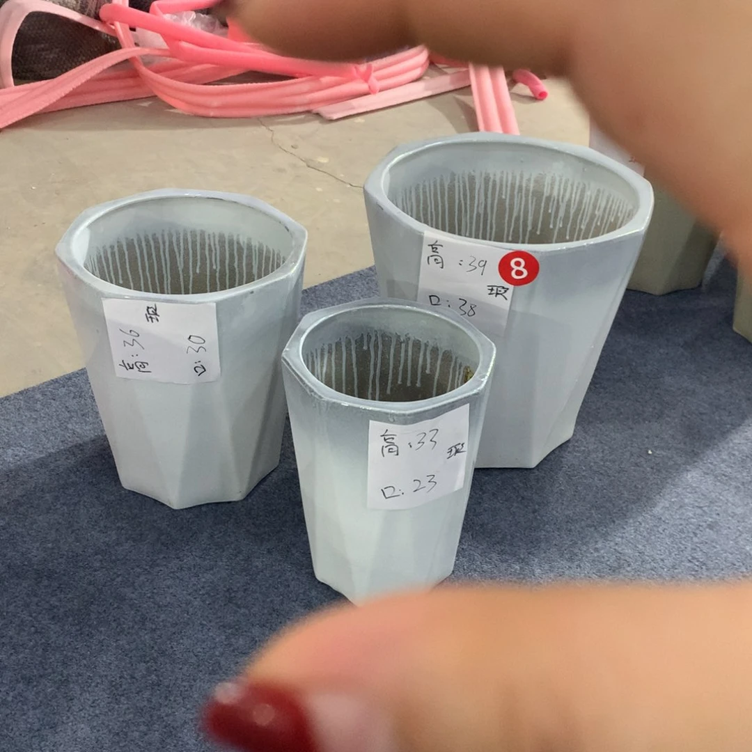 高温陶瓷花盆微瑕