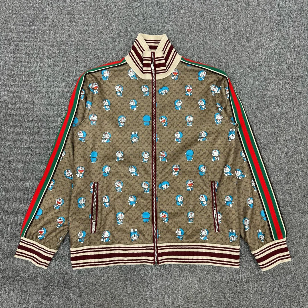 全新未使用 GUCCI/古驰 哆啦A梦满印外套未使用带吊牌M码 9670107