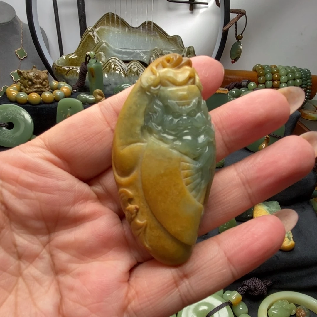 岫岩河磨玉（透闪石质玉）未镶嵌挂件