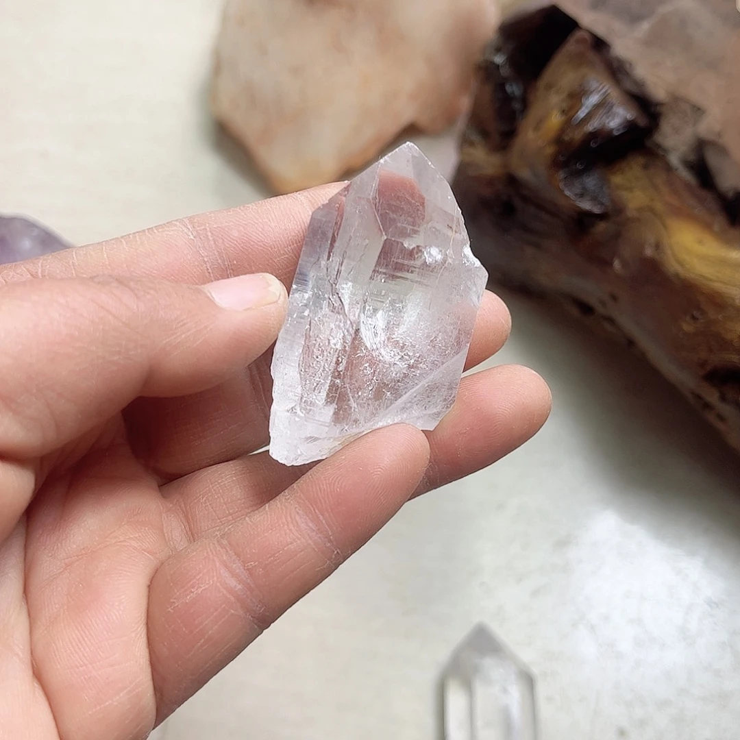 水晶天然水晶原石未镶嵌静**和