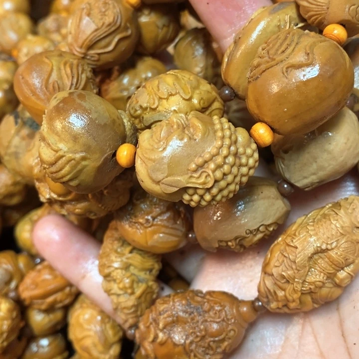 从***）橄榄核手串/手链橄榄微瑕6串包衣