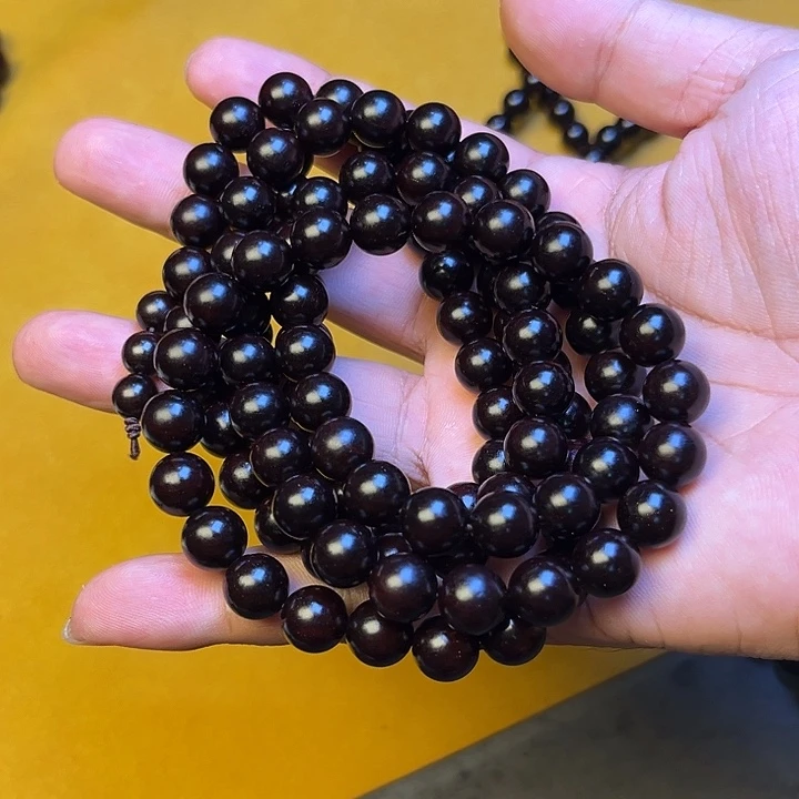 手串/手链小叶紫檀1.0*108果冻老料