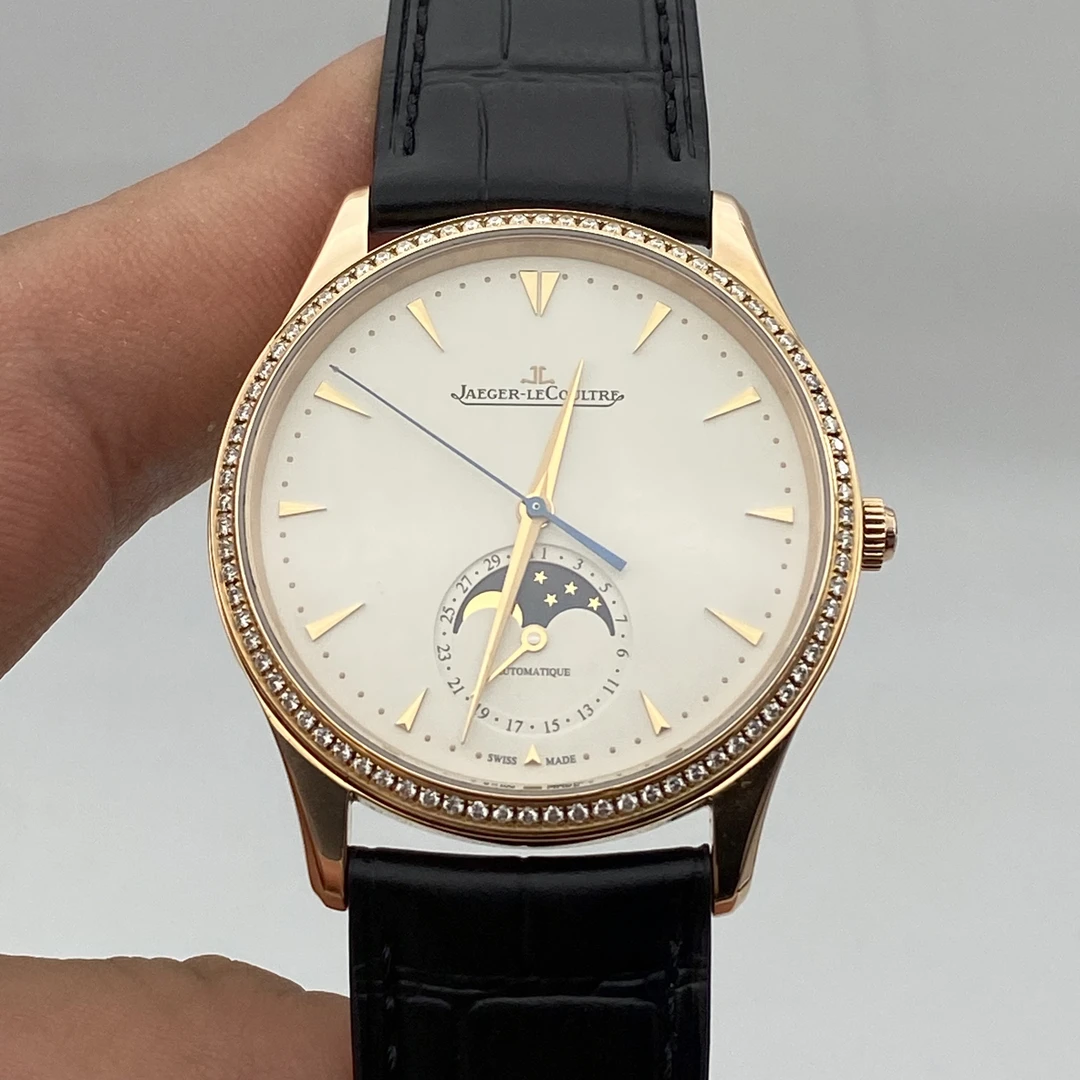 95新 Jaeger-LeCoultre/积家 积家 大师 18k 表径:39mm