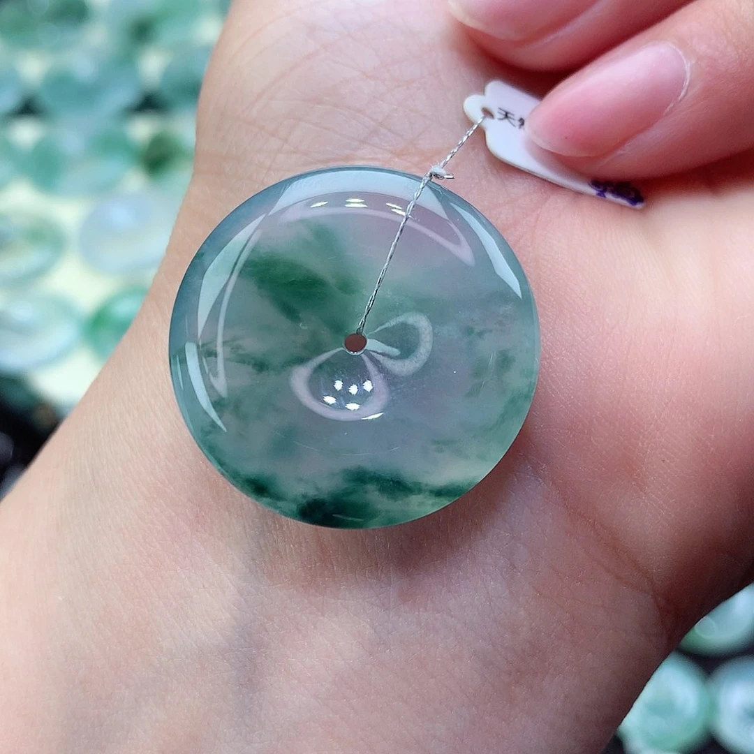 翡翠颈饰未镶嵌50尺寸27.6-6.1