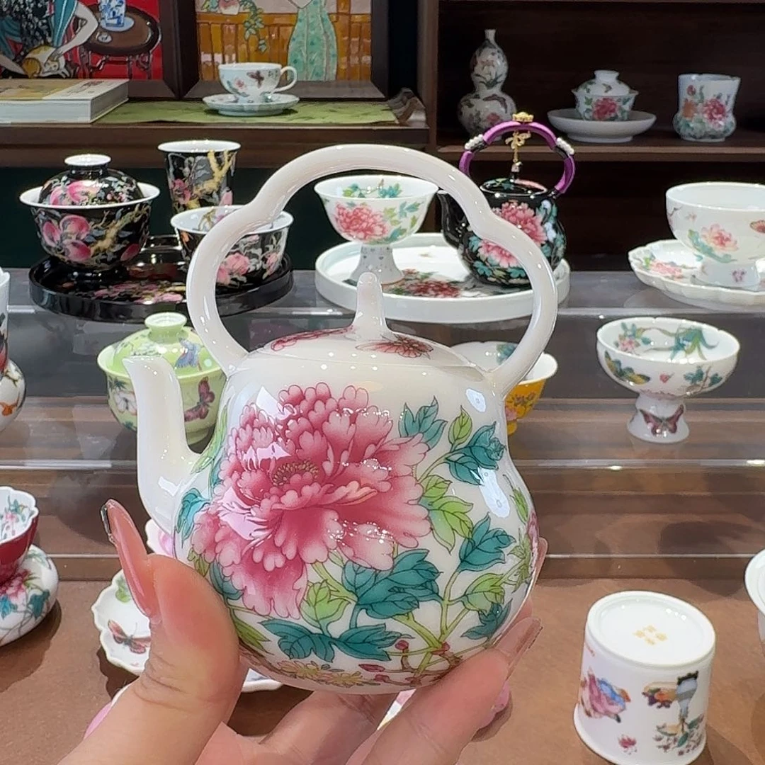 珐琅彩主人杯茶具套装