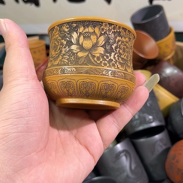 茶杯紫砂全手工紫砂主人杯