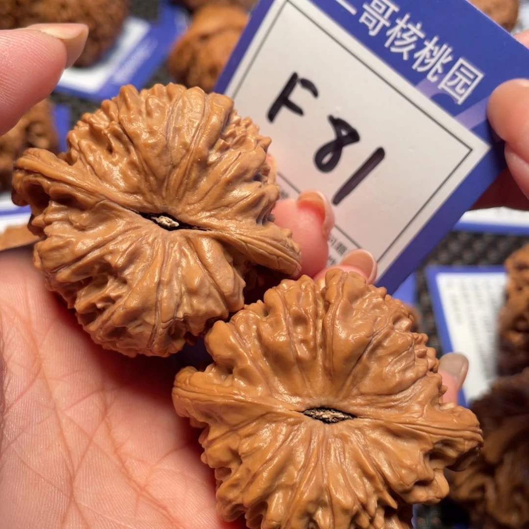 桃核把件81号官帽49尺