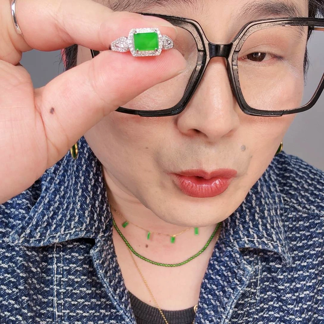 翡翠颈饰未镶嵌一个