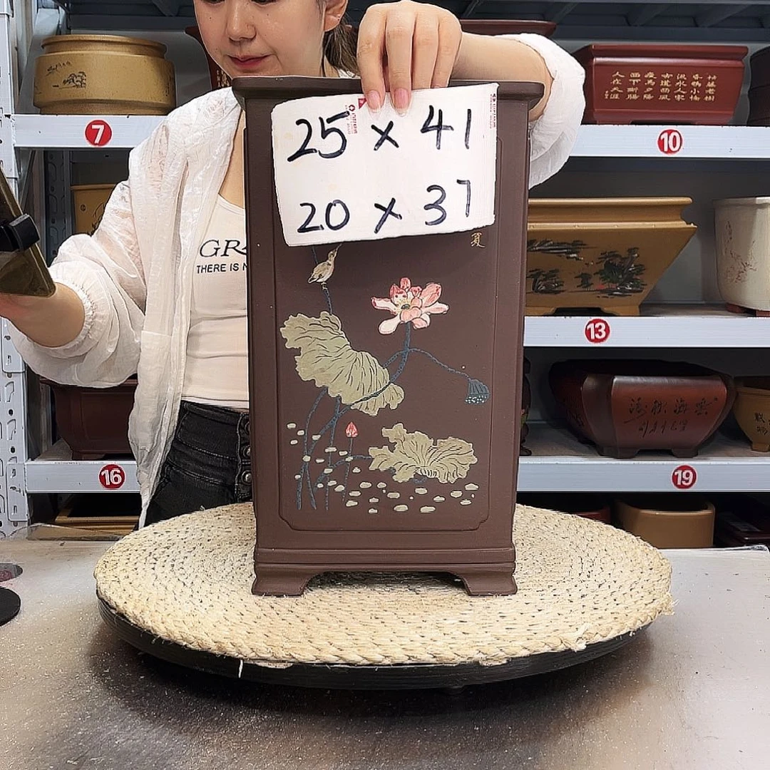 紫砂花盆紫砂花盆