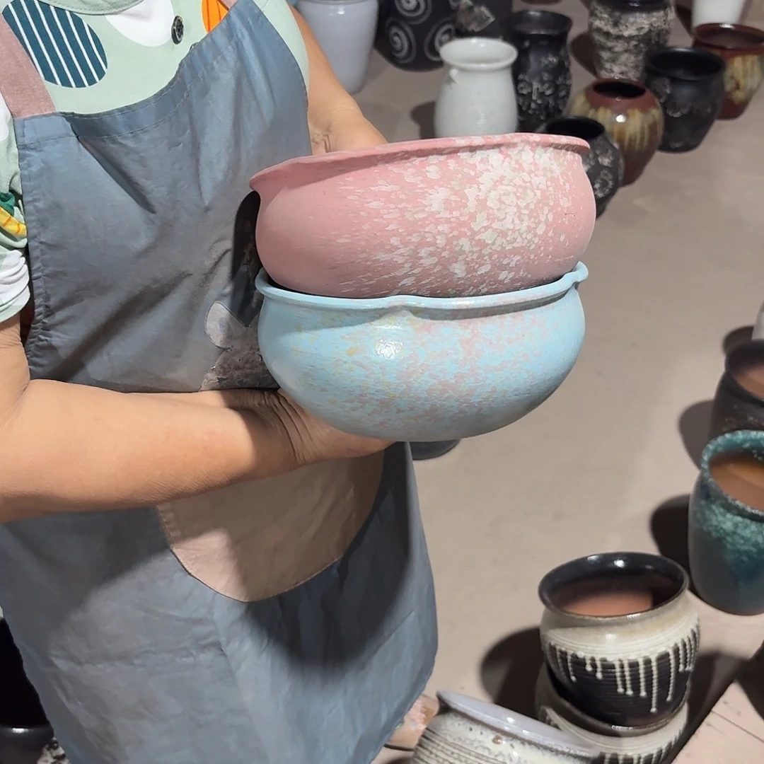 紫砂花盆口20高10